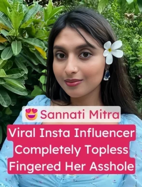 Featured image for Insta Influencer Sannati Mitra Goes Fully Nude and Fingers Her Asshole
