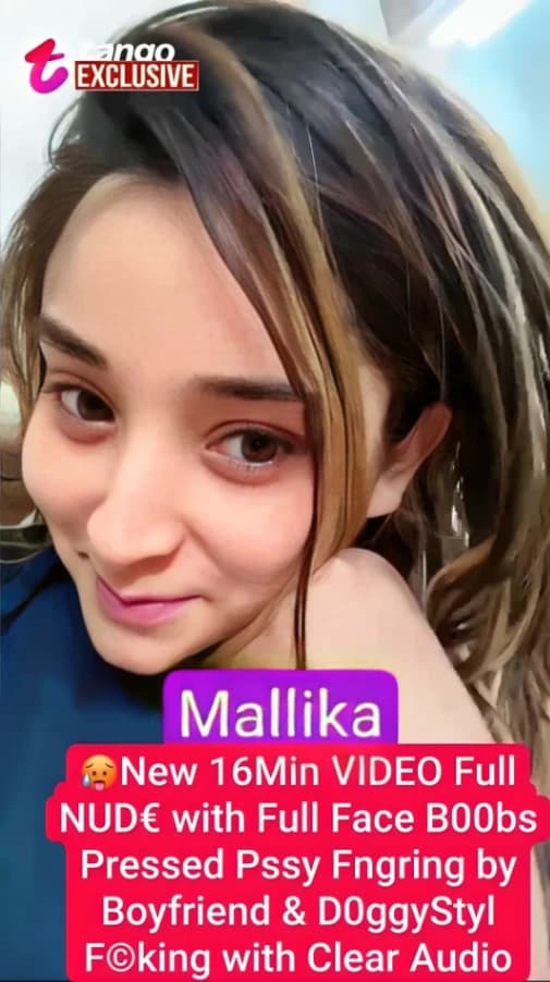 Featured image for Mallika Insta Model Nude Tango Live Fucking Her Boyfriend